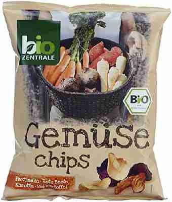 biozentrale Gemüse Chips, 6er Pack (6 x 90 g)