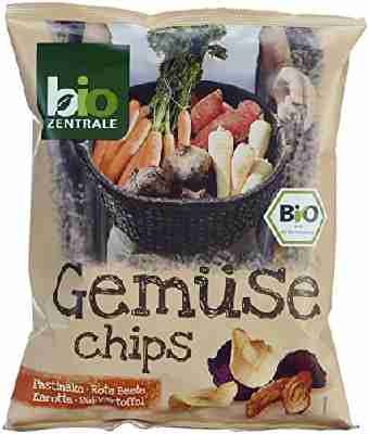 biozentrale Gemüse Chips, 6er Pack (6 x 90 g)