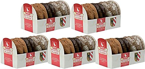 Weiss Meisterklasse feine weiche Oblaten Lebkuchen 3 fach 5 x 200 gr. MHD 30/06/2021